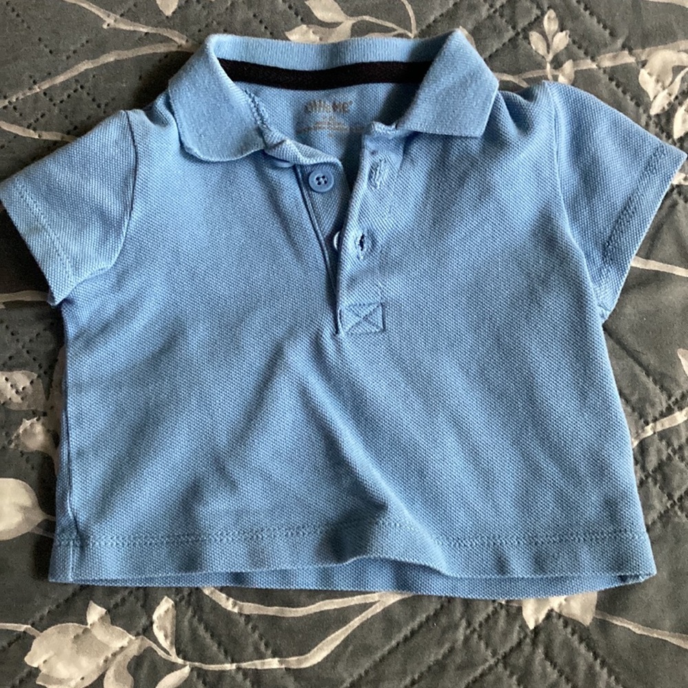 Little boys blue polo t-shirt 6 months
